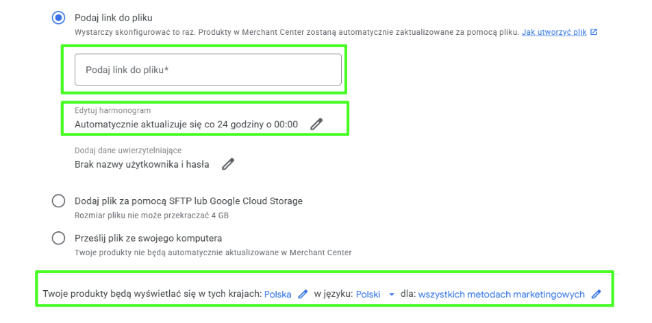 Dodawanie pliku produktowego do GMC - 3