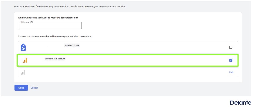 google ads panel
