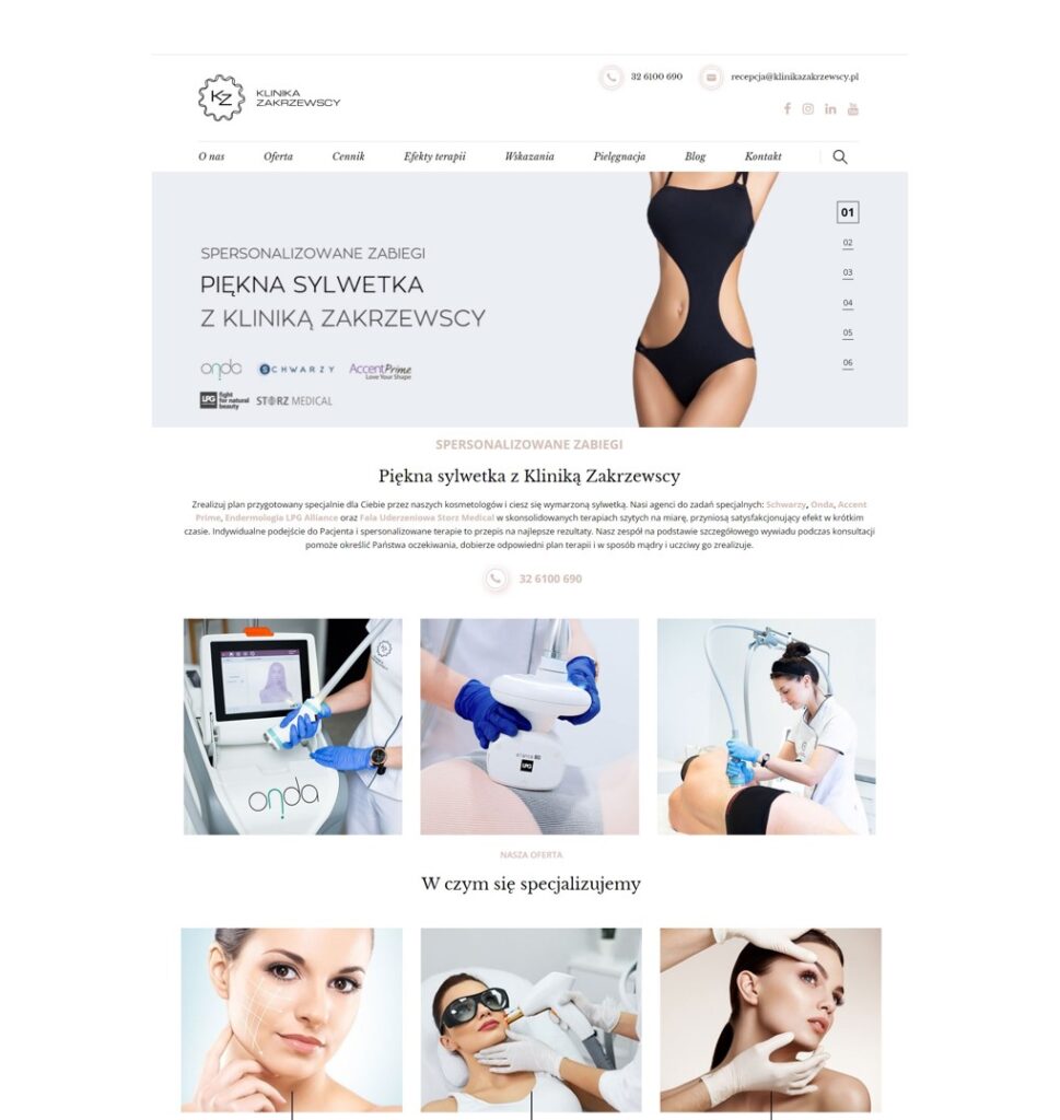 zakrzewscy clinic case study seo