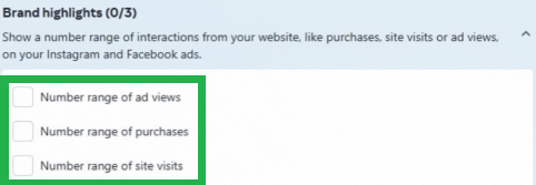 etykiety informacyjne meta ads