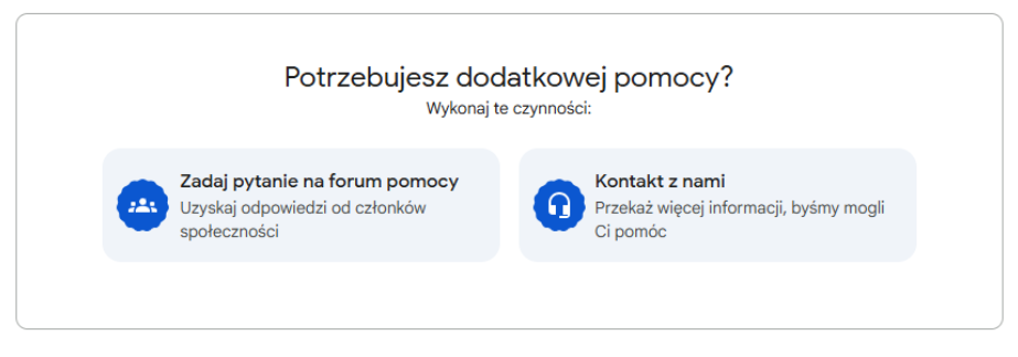 problem z weryfikacją profilu firmy w google