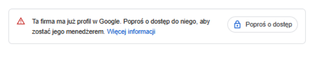 przejęcie dostępu do profilu google moja firma