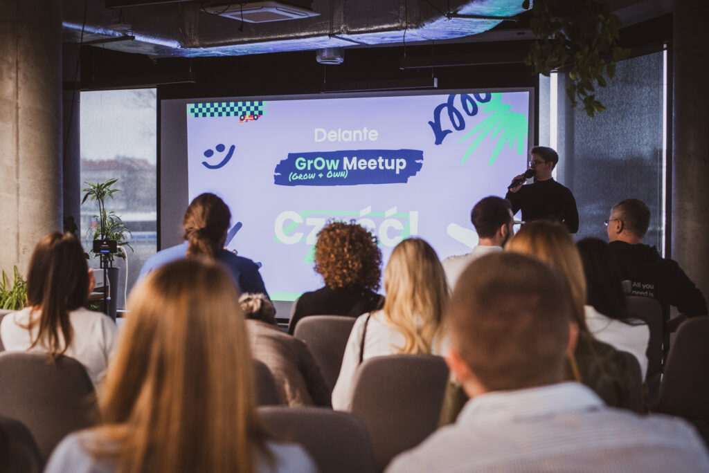 Event marketingowy Grow meetup w Delante