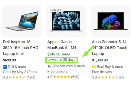 Nowa etykieta cenowa w reklamach produktowych