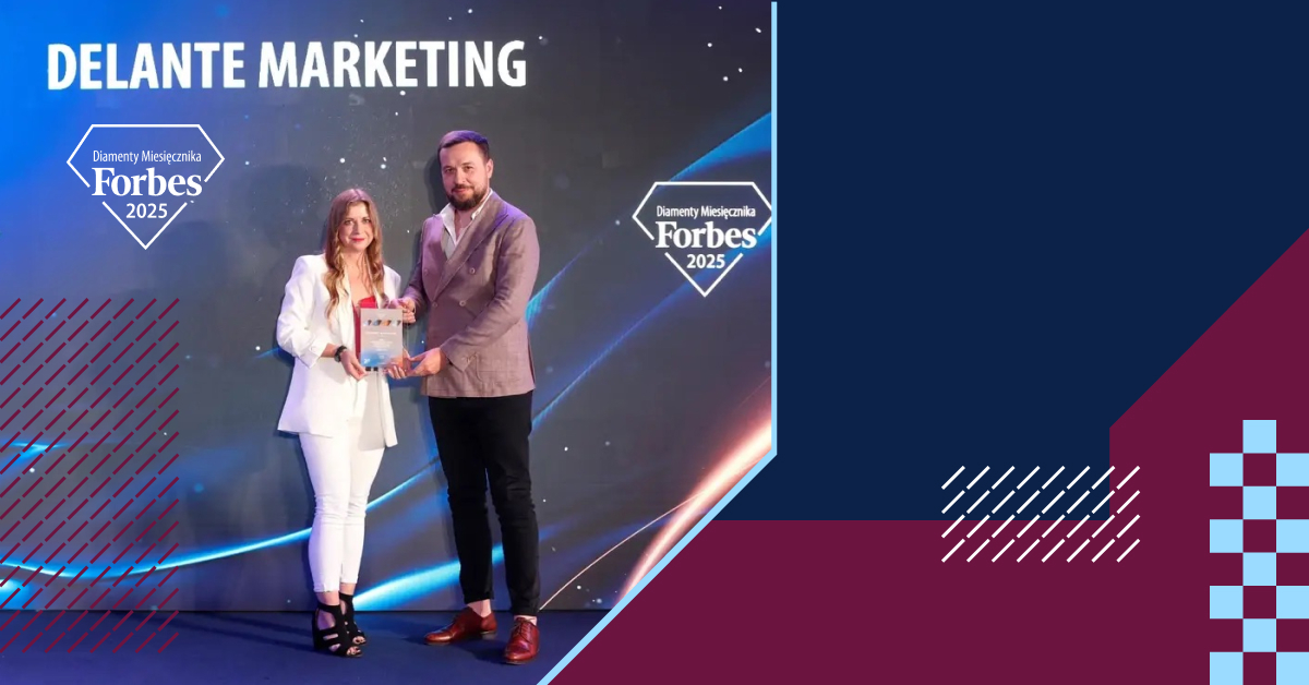 Gala Diamenty Forbes 2025. Delante jako jedyna agencja SEO/SEM z Małopolski