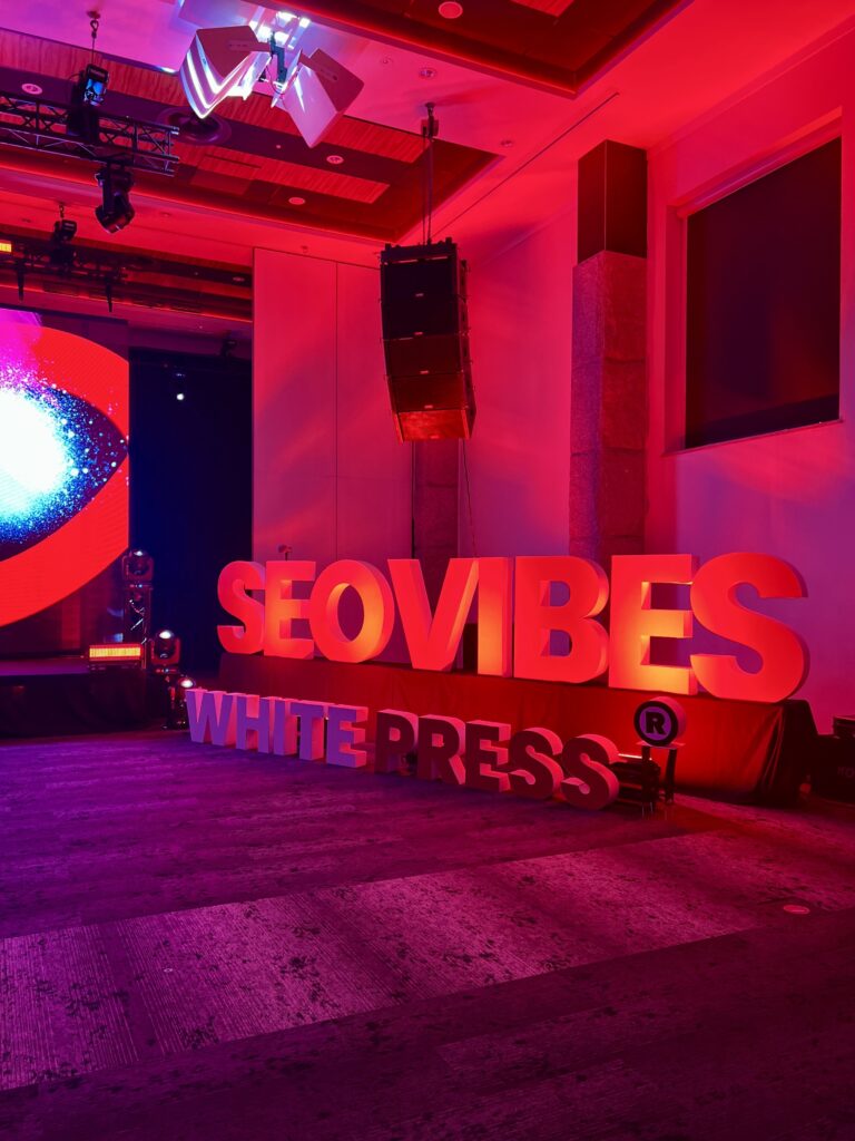 Neon SEO Vibes Summit 2025 powered by WhitePress®