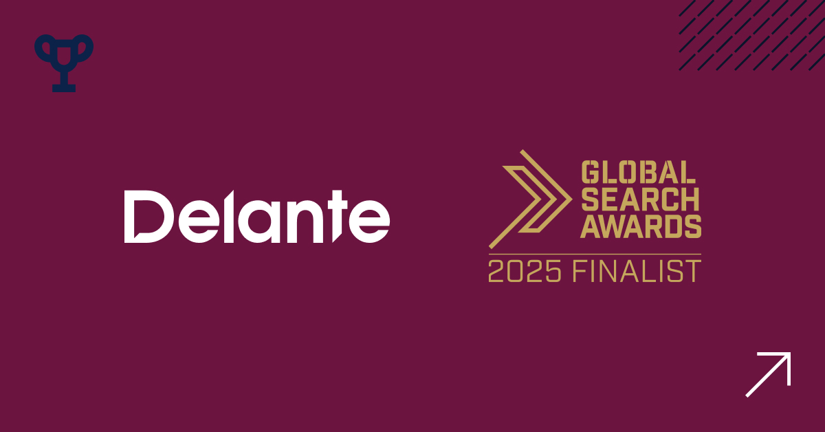 Delante finalistą Global Search Awards 2025 w kategorii Best Global Large SEO Agency! 🌍🏆