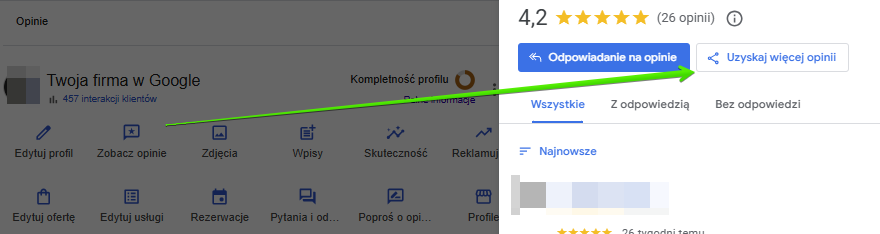 Where to find the QR code in Google Business Profile