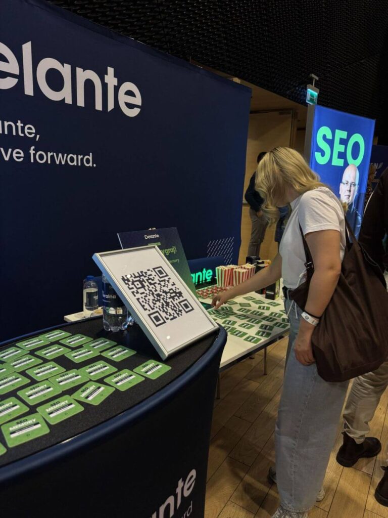 Stoisko Delante na SEO Festiwalu 2026